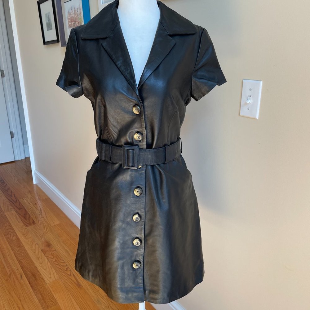 Norah belted leather mini dress from MUUBAA - Picture 9 of 15